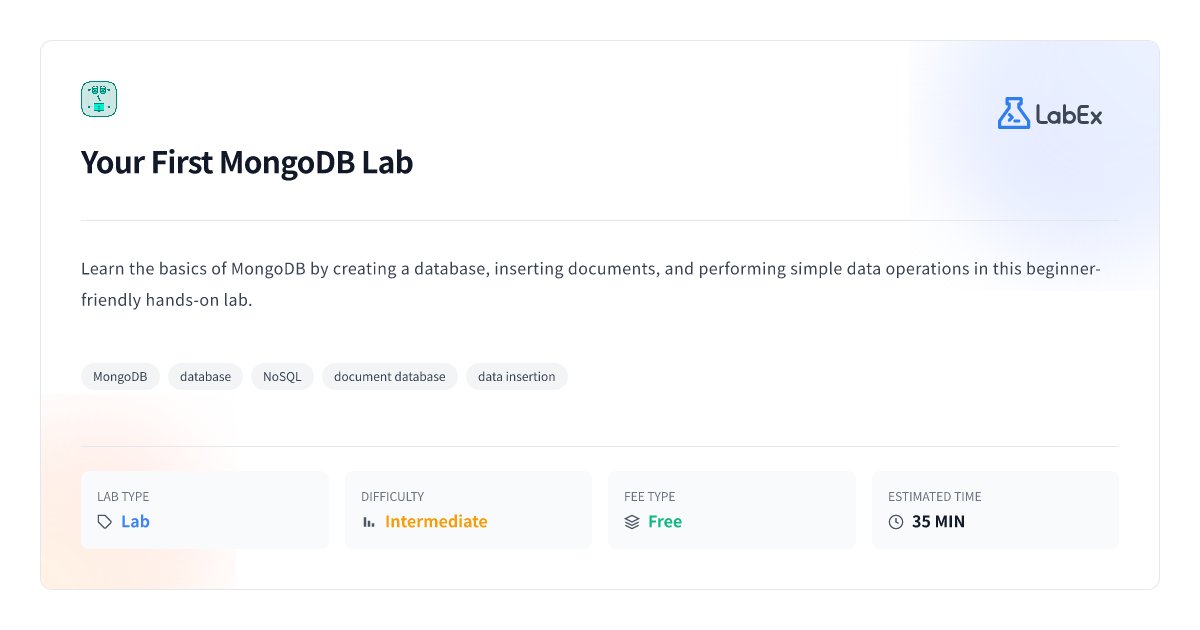 Your First MongoDB Lab