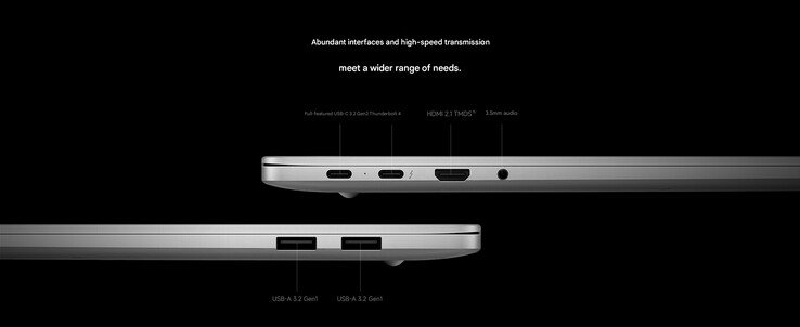 Ports of the laptops