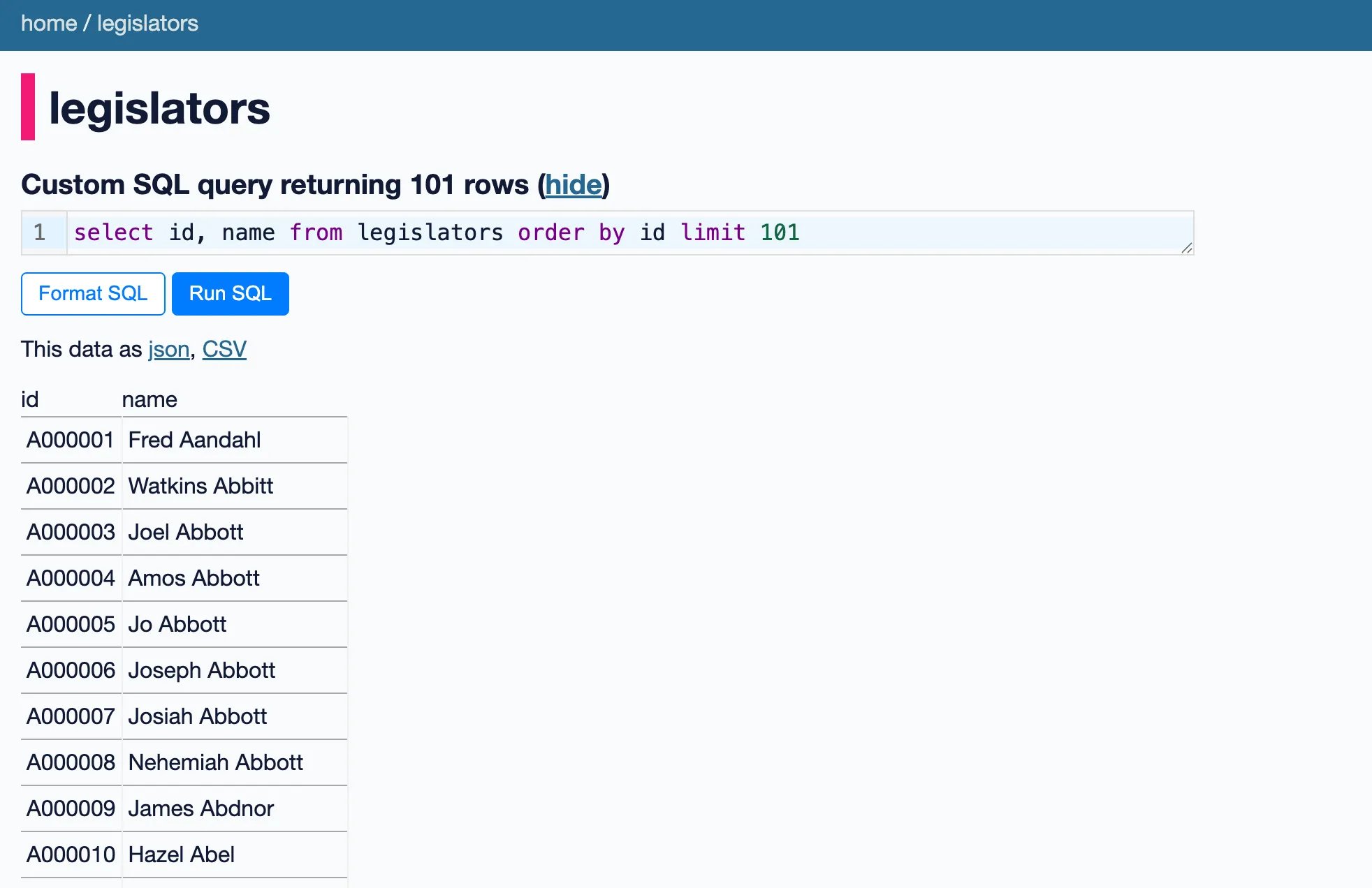 Datasette running on Cloudflare Workers