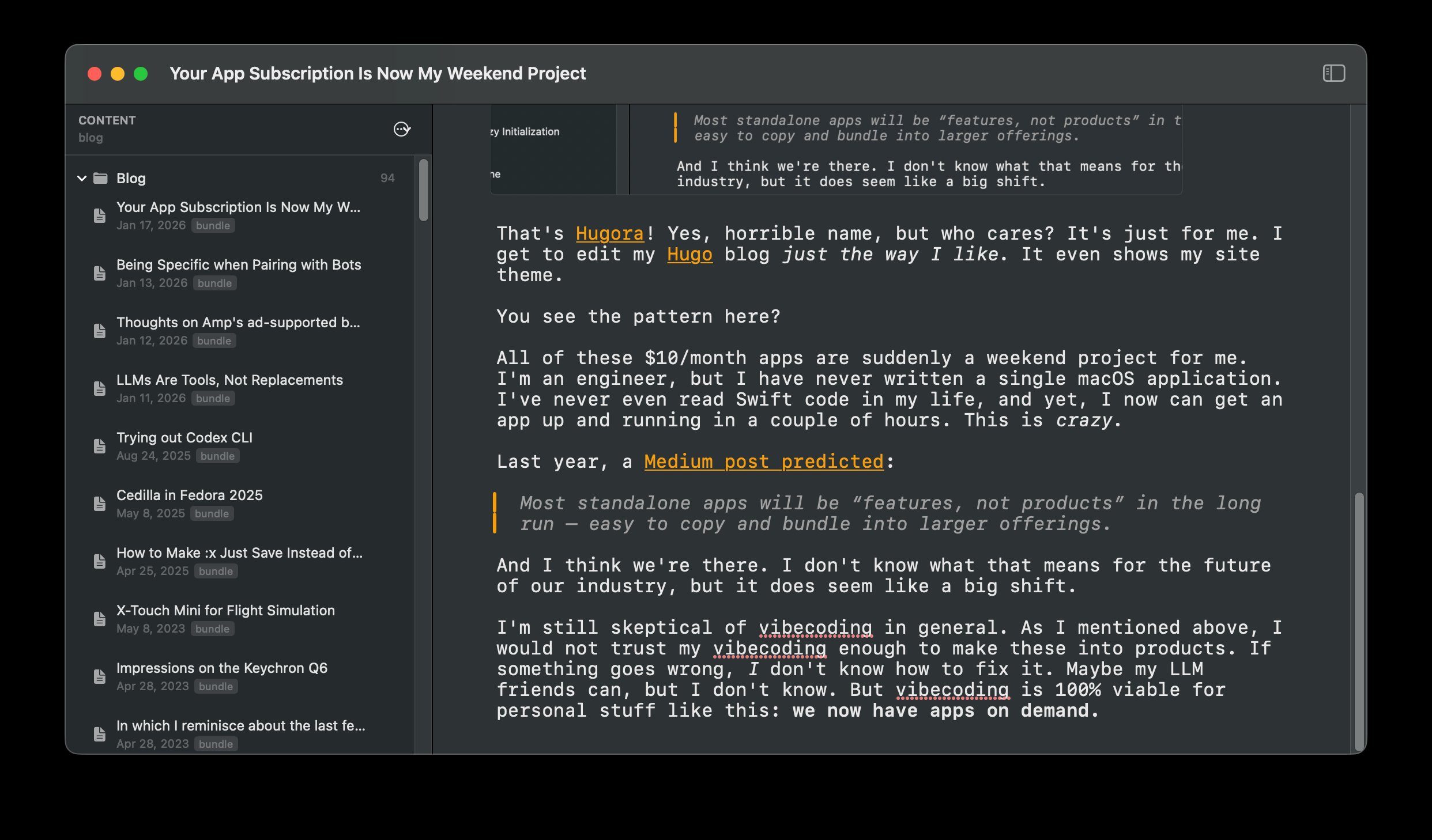 Your App Subscription Is Now My Weekend Project · Roberto Selbach