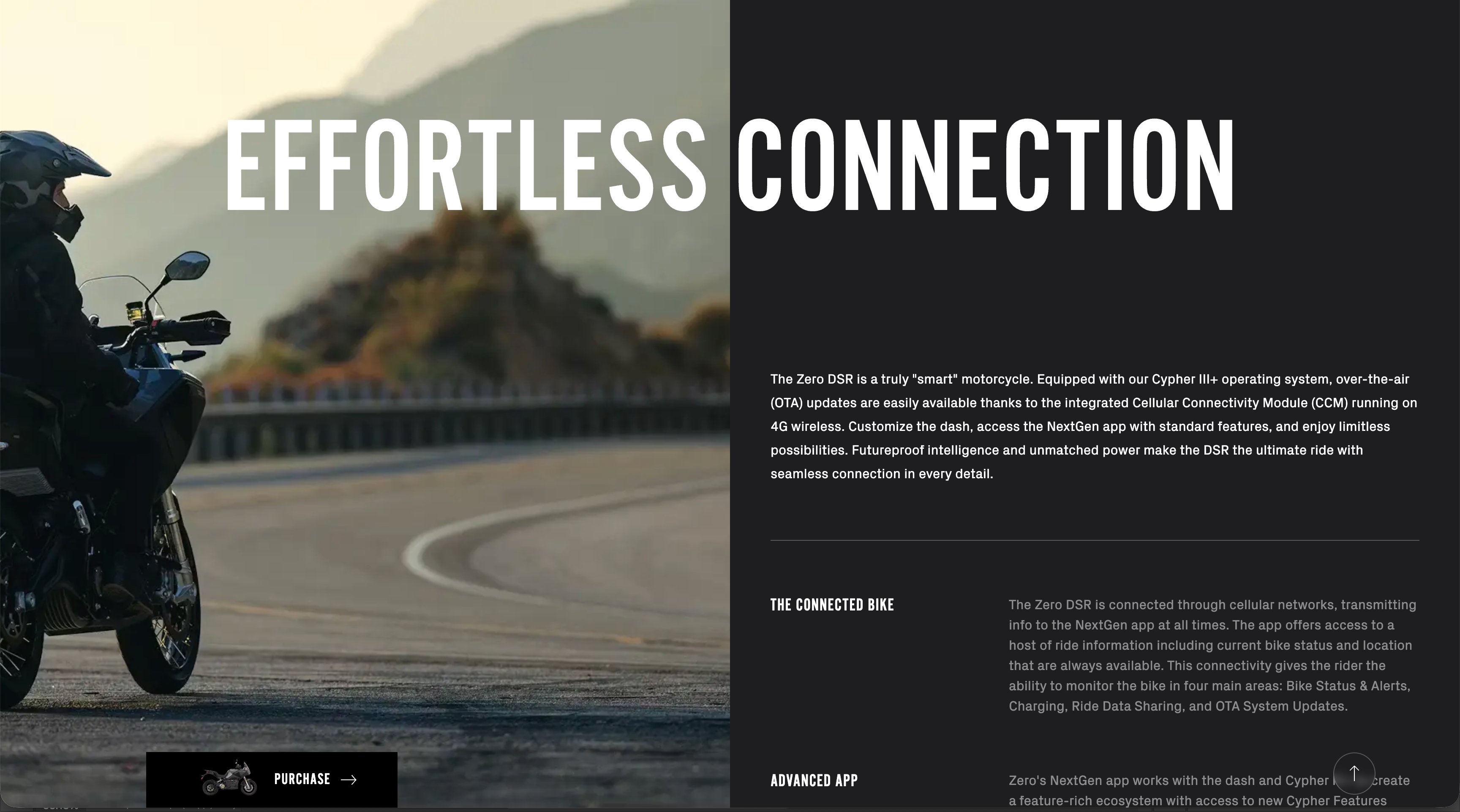Screenshot of Zero website, 1/16/2026