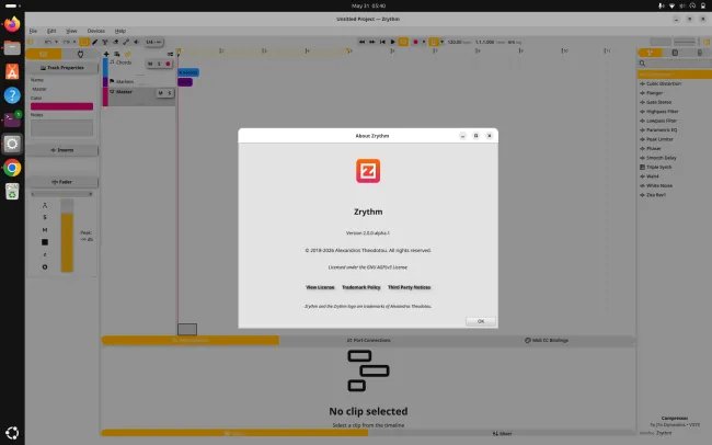 Zrythm 2 Alpha